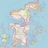 Trace GPS Tour de L'île de Bréhat, itinéraire, parcours