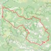 Trace GPS Le col de Jalcreste et la Vallée Française, itinéraire, parcours