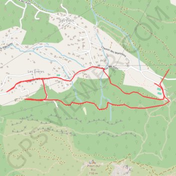 Trace GPS Les Marres, itinéraire, parcours