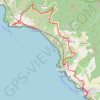 Trace GPS Riomaggiore - Corniglia, itinéraire, parcours