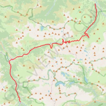 Trace GPS Sainte Marie de Campan à Gedre, itinéraire, parcours