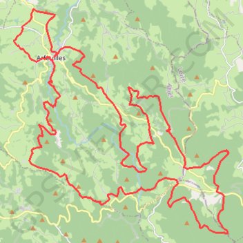 Trace GPS Vallée du Barbenan, itinéraire, parcours
