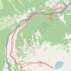 Trace GPS Lac de Lovenay par le Col de la Croix, itinéraire, parcours