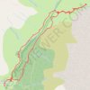 Trace GPS Cabane de Peyron-Roux, itinéraire, parcours