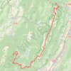 Trace GPS Traversée de la Chartreuse, itinéraire, parcours
