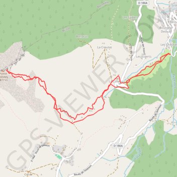 Trace GPS Pointe d'Andey, itinéraire, parcours