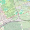 Trace GPS Riddagshäuser Weg, Georg-Westermann-Allee, itinéraire, parcours