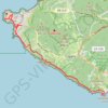 Trace GPS Capelinhos, itinéraire, parcours