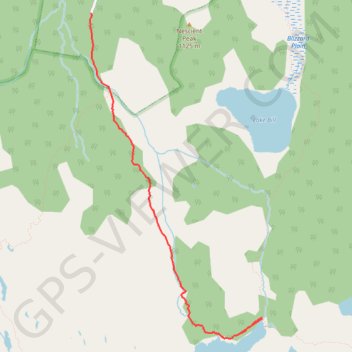 Trace GPS Jackson Creek Track, itinéraire, parcours
