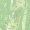 Trace GPS Grande Traversée des PréAlpes : La Chapelle-en-Vercors - Vassieux-en-Vercors, itinéraire, parcours