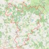 Trace GPS Tour des Monts de Blond (Haute-Vienne), itinéraire, parcours