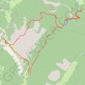 Trace GPS Boucle au Parmelan, itinéraire, parcours