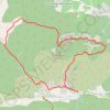 Trace GPS Montagne de Liausson - Mourèze, itinéraire, parcours