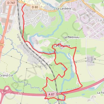 Trace GPS La Potinière bis(85), itinéraire, parcours