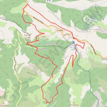 Trace GPS Val ferrière, itinéraire, parcours