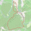 Trace GPS La Roque sur Ceze et les cascades du Sautadet, itinéraire, parcours