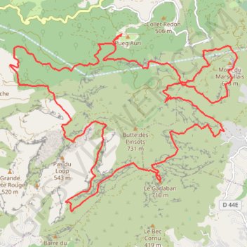 Trace GPS Alpin Trail Elite, itinéraire, parcours