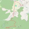 Trace GPS Descente de Cazaux, itinéraire, parcours