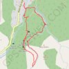 Trace GPS Auriol - Infernets - Grottes - Encanaux, itinéraire, parcours