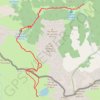 Trace GPS Lac d'Acherito, itinéraire, parcours