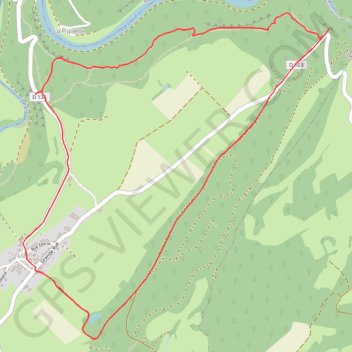 Trace GPS Belvédère de Lizine, itinéraire, parcours