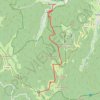 Trace GPS Col du Hahnenbrunnen à Mittlach, itinéraire, parcours