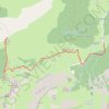 Trace GPS Pic de la Corne, la croix, itinéraire, parcours