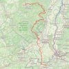 Trace GPS T-03 - La Salle - Delemont, itinéraire, parcours