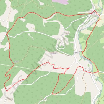 Trace GPS Cambaleve & Borbou, itinéraire, parcours