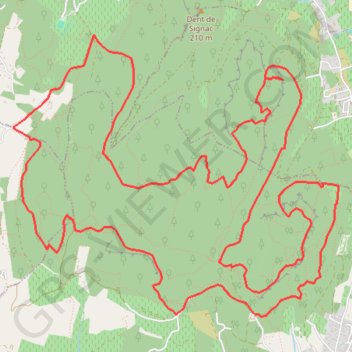 Trace GPS Camp de César var, itinéraire, parcours