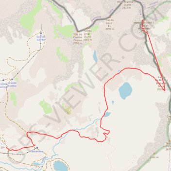 Trace GPS Mont Malinvern, itinéraire, parcours
