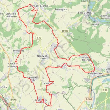 Trace GPS Ma Mesnilloise, itinéraire, parcours