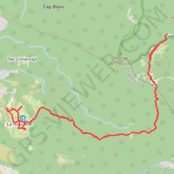 Trace GPS La Nouvelle Par Le Col Des Bœufs, itinéraire, parcours