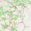 Trace GPS Jonzac Champagnac vers Ozillac N°10 25 kms, itinéraire, parcours