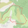Trace GPS Col d'Ussat par le Clot de la Carbonnière, itinéraire, parcours