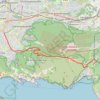 Trace GPS Marseille - Cassis, itinéraire, parcours