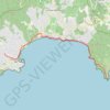 Trace GPS Cap Lardier depuis Cavalaire-sur-mer, itinéraire, parcours