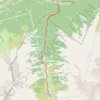 Trace GPS Les granges du Moudang, itinéraire, parcours