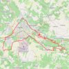 Trace GPS Cognac vers Mainxe 44 kms, itinéraire, parcours