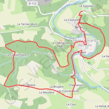 Trace GPS Alpes Mancelles - Les Buttes, itinéraire, parcours