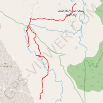 Trace GPS Andrigintra, itinéraire, parcours