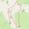 Trace GPS La montagne de Courbières - Pradiers, itinéraire, parcours