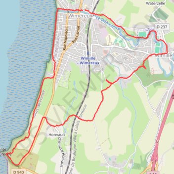 Trace GPS Wimereux - La Crèche, itinéraire, parcours