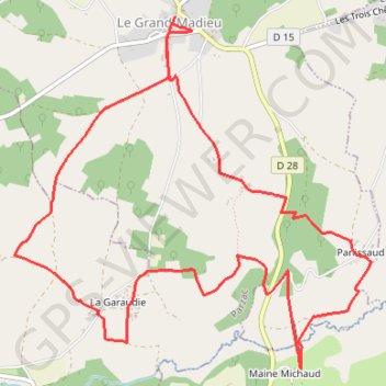 Trace GPS Trail de la Sonnette - Marche, itinéraire, parcours