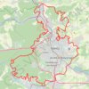 Trace GPS Ultra-Trail Tour de Nancy 2021 - 127 km Bodycross, itinéraire, parcours