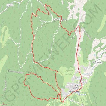 Trace GPS [Itinéraire] Mon parcours VTT par : Marie Dorin-Habert, itinéraire, parcours