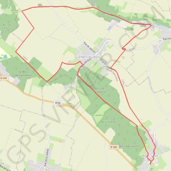 Trace GPS Autour du Mont-Saint-Éloi, itinéraire, parcours
