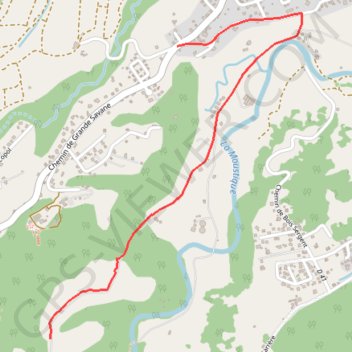 Trace GPS Canyon de la Moustique, itinéraire, parcours
