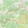 Trace GPS Boucle VTT Limoux, itinéraire, parcours