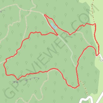 Trace GPS Première neige sur le Bois de Glaize - Loisieux, itinéraire, parcours